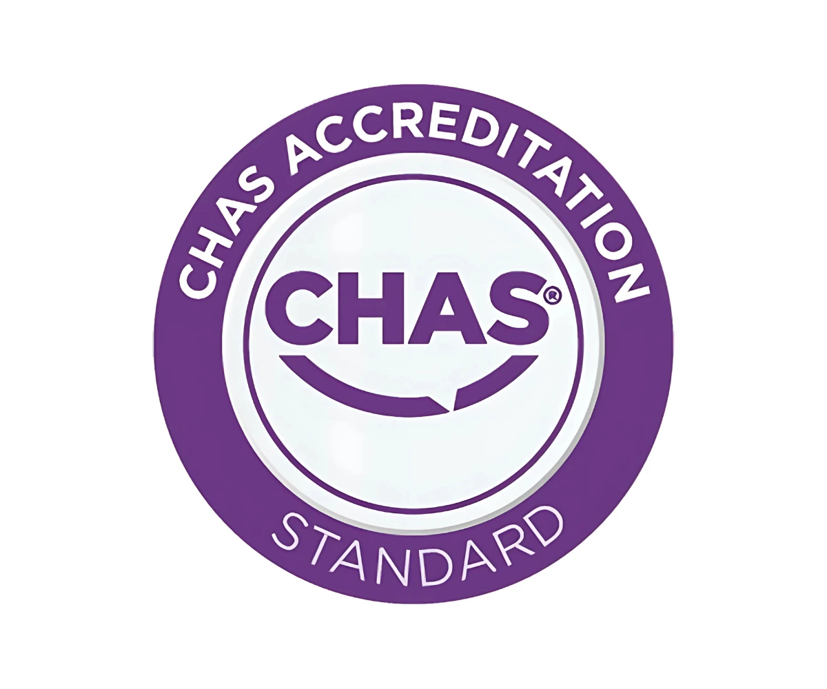 chas accreditation online symbol and logo demonstrating eco-1s commitment to health & safety