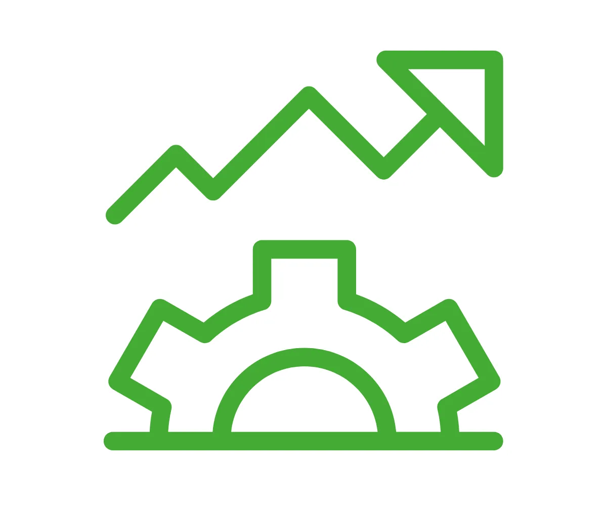 a green icon in eco-1 colour scheme