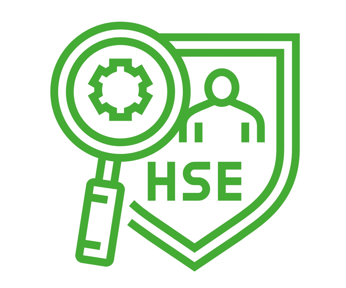 A green hse icon against a white background int he green eco-1 colour scheme